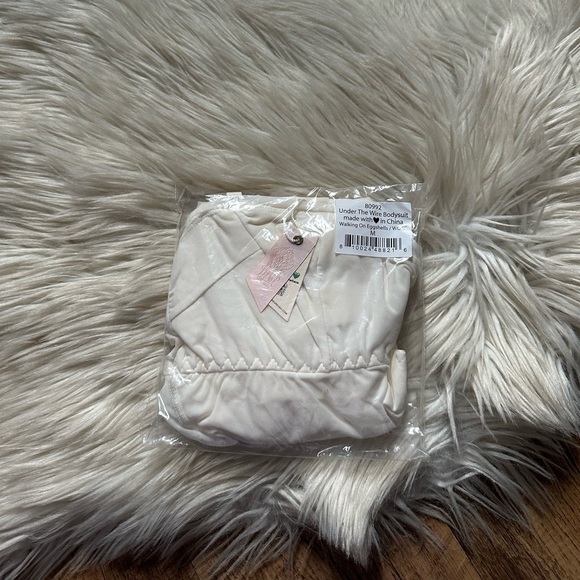 FREE PEOPLE x HAH Under The Wire Bodysuit In Walking On Eggshells - Picture 3 of 4